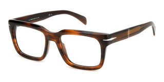 David Beckham DB 7107 men Brown Squared Eyeglasses