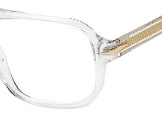 David Beckham DB 7108 men Transparent Geometric Eyeglasses