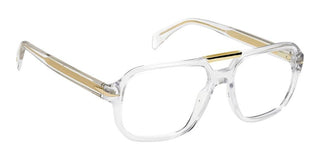 David Beckham DB 7108 men Transparent Geometric Eyeglasses