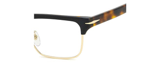 David Beckham DB 7112 men Havana Geometric Eyeglasses