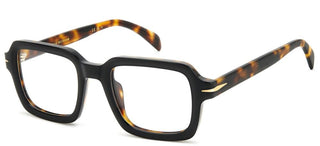 David Beckham DB 7113 men Havana Squared Eyeglasses