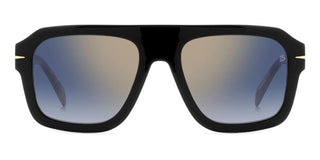 David Beckham DB 7127/S men Black Rectangle Sunglasses