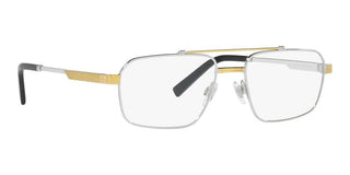 Dolce & Gabbana DG 1345 men Silver Geometric Eyeglasses