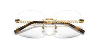 Dolce & Gabbana DG 1352 women Gold Geometric Eyeglasses