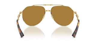 Dolce & Gabbana DG 2302 men Gold Pilot Sunglasses