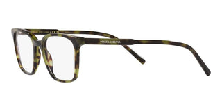 Dolce & Gabbana DG 3365 men Havana Squared Eyeglasses