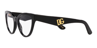 Dolce & Gabbana DG 3372 women Black Cat Eye Eyeglasses