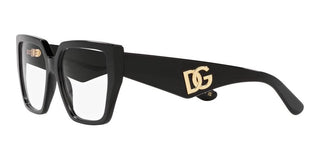 Dolce & Gabbana DG 3373 women Black Squared Eyeglasses