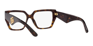 Dolce & Gabbana DG 3373 women Havana Squared Eyeglasses