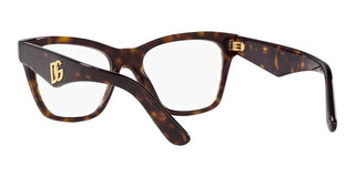 Dolce & Gabbana DG 3374 women Havana Squared Eyeglasses