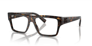 Dolce & Gabbana DG 3382 men Havana Squared Eyeglasses