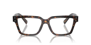 Dolce & Gabbana DG 3383 men Havana Squared Eyeglasses