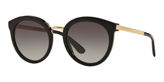 Dolce & Gabbana DG 4268 women Black Round Sunglasses