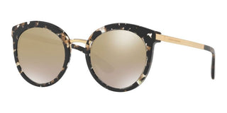 Dolce & Gabbana DG 4268 women Black Round Sunglasses