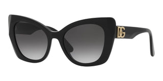 Dolce & Gabbana DG 4405 women Black Cat Eye Sunglasses