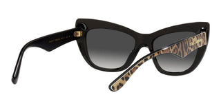 Dolce & Gabbana DG 4417 women Brown Cat Eye Sunglasses