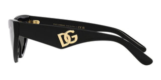 Dolce & Gabbana DG 4439 women Black Cat Eye Sunglasses