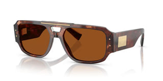 Dolce & Gabbana DG 4482 men Havana Geometric Sunglasses