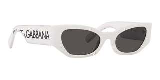 Dolce & Gabbana DG 6186 women White Cat Eye Sunglasses