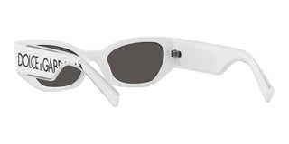 Dolce & Gabbana DG 6186 women White Cat Eye Sunglasses