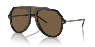 Dolce & Gabbana DG 6195 men Havana Pilot Sunglasses