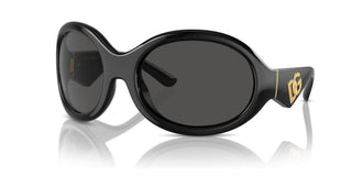 Dolce & Gabbana DG 6201 women Black Oval Sunglasses