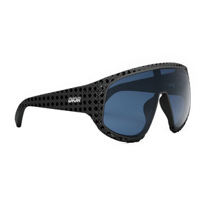 DIOR Dior3D M1U men Black Shield Sunglasses