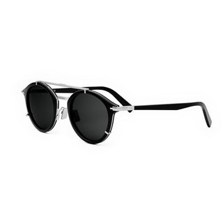 DIOR DiorBlackSuit R7U men Black Round Sunglasses