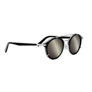 DIOR DiorBlackSuit R7U men Black Round Sunglasses