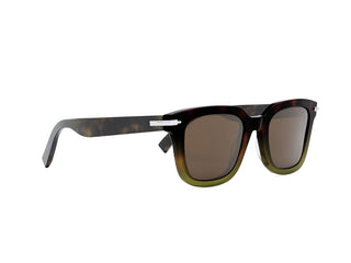 DIOR DiorBlackSuit S10I men Havana Geometric Sunglasses