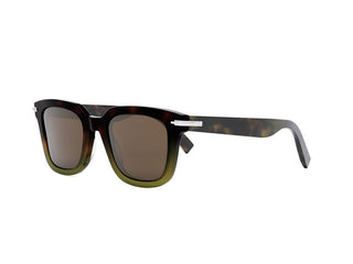 DIOR DiorBlackSuit S10I men Havana Geometric Sunglasses