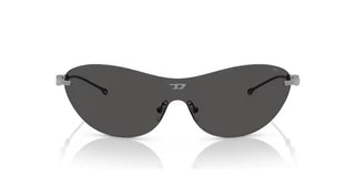 Diesel DL 1006 unisex Ruthenium Oval Sunglasses