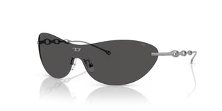 Diesel DL 1006 unisex Ruthenium Oval Sunglasses