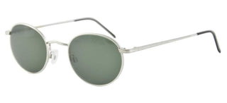 Moscot Dov Sun Unisex Silver Round Sunglasses