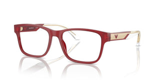 Emporio Armani EA3239 men Red Rectangle Eyeglasses