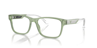 Emporio Armani EA3239 men Green Rectangle Eyeglasses