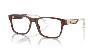 Emporio Armani EA3239 men Brown Rectangle Eyeglasses