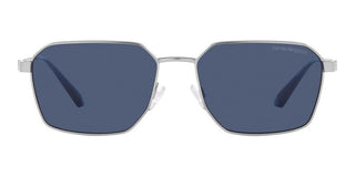 Emporio Armani EA 2140 men Silver Squared Sunglasses