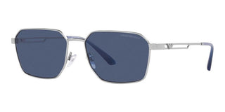 Emporio Armani EA 2140 men Silver Squared Sunglasses