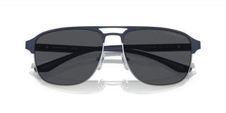 Emporio Armani EA 2144 men Silver Visor Sunglasses