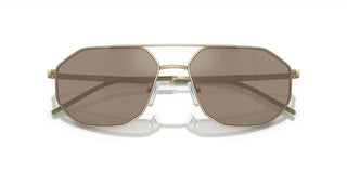 Emporio Armani EA 2147 men Gold Squared Sunglasses