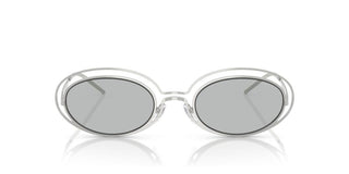 Emporio Armani Ea 2160 Women Silver Oval Sunglasses