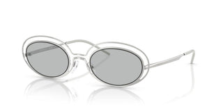 Emporio Armani Ea 2160 Women Silver Oval Sunglasses