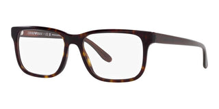 Emporio Armani EA 3218 men Havana Geometric Eyeglasses