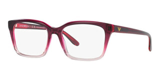 Emporio Armani EA 3219 women Red Geometric Eyeglasses