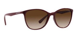 Emporio Armani Ea 4073 Women Brown Cat Eye Sunglasses