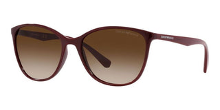 Emporio Armani Ea 4073 Women Brown Cat Eye Sunglasses