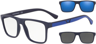 Emporio Armani EA 4115 men Blue Geometric Eyeglasses