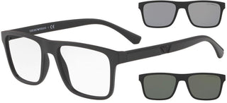 Emporio Armani EA 4115 men Black Geometric Eyeglasses