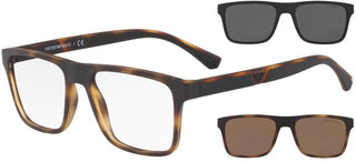 Emporio Armani EA 4115 men Havana Geometric Eyeglasses